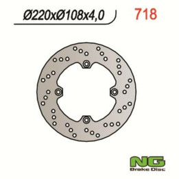 Disque de frein NG BRAKES rond fixe 718 | Oxmoto