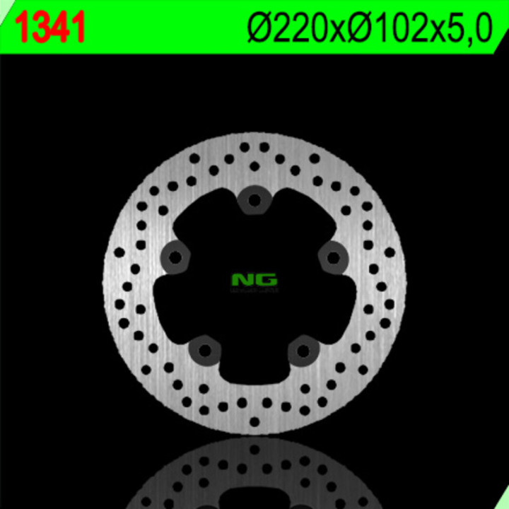 Disque de frein NG BRAKES rond fixe 1341 | Oxmoto