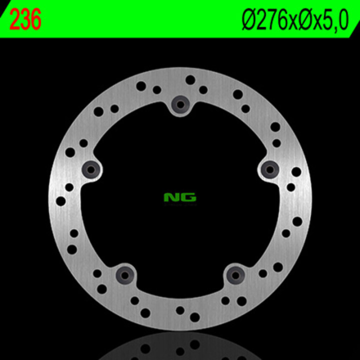 Disque de frein NG BRAKES rond fixe 236 | Oxmoto
