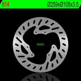 Disque de frein NG BRAKES rond fixe 614 | Oxmoto