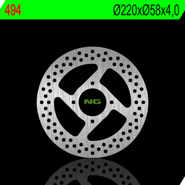 Disque de frein NG BRAKES rond fixe 494 | Oxmoto