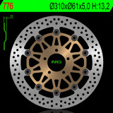 Disque de frein NG BRAKES rond flottant 776 | Oxmoto