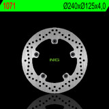 Disque de frein NG BRAKES rond fixe 1071 | Oxmoto