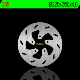 Disque de frein NG BRAKES rond fixe 365 | Oxmoto