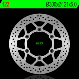 Disque de frein NG BRAKES rond fixe 122 | Oxmoto