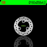 Disque de frein NG BRAKES rond fixe 108 | Oxmoto