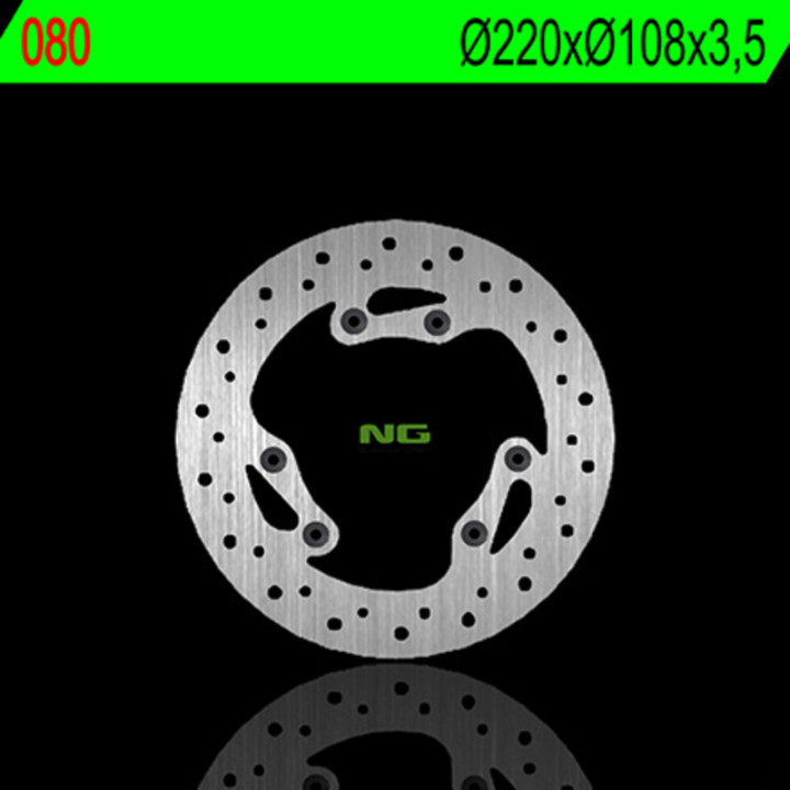 Disque de frein NG BRAKES rond fixe 080 | Oxmoto