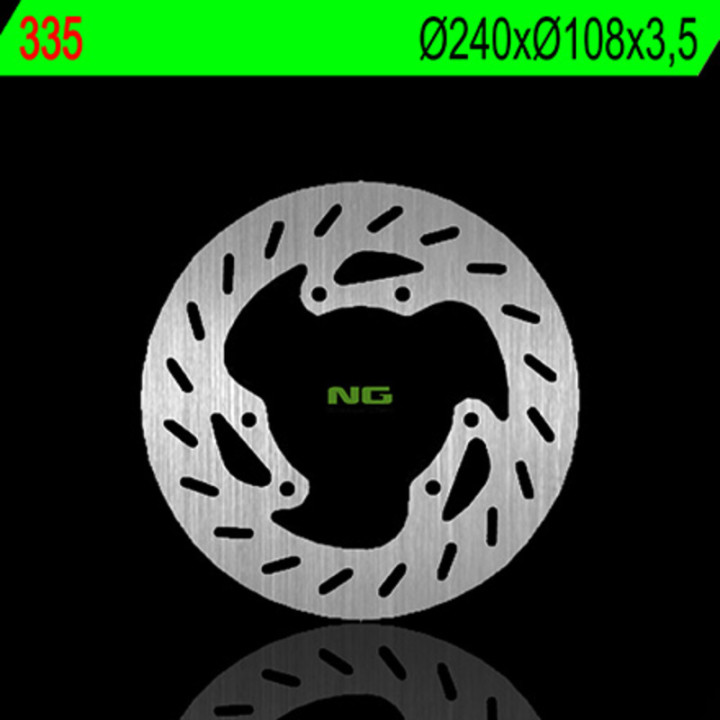 Disque de frein NG BRAKES rond fixe 335 | Oxmoto