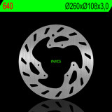 Disque de frein NG BRAKES rond fixe 640 | Oxmoto