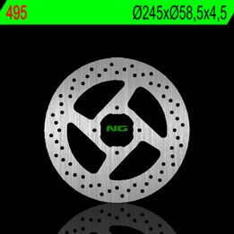 Disque de frein NG BRAKES rond fixe 495 | Oxmoto