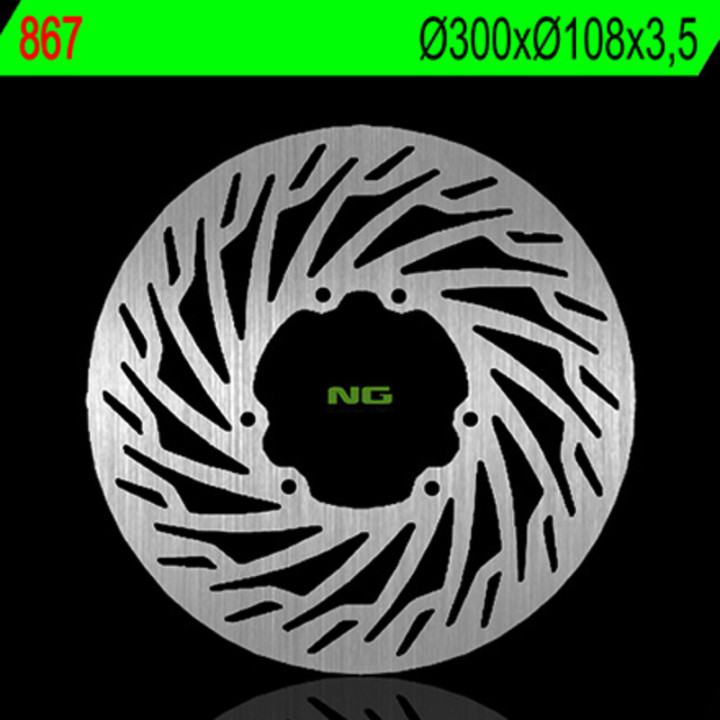 Disque de frein NG BRAKES rond fixe 867 | Oxmoto