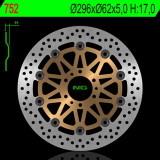 Disque de frein NG BRAKES rond flottant 752 | Oxmoto