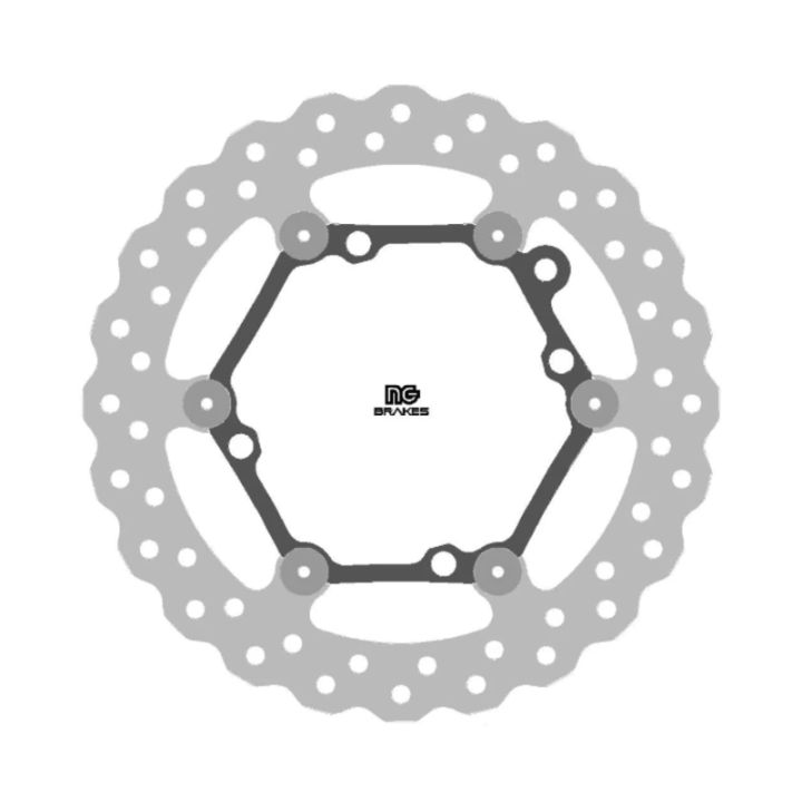 Disque de frein NG BRAKES pétale flottant 2357X | Oxmoto