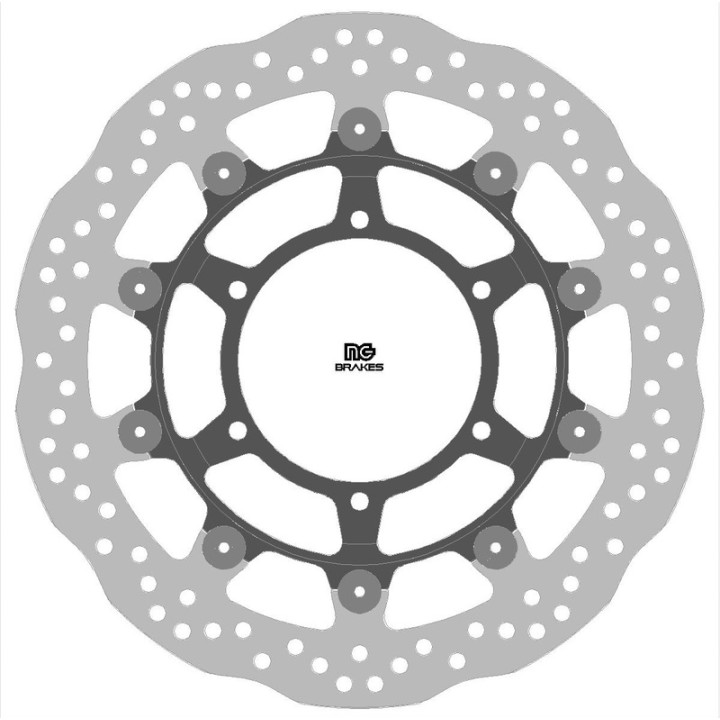 Disque de frein NG BRAKES rond flottant 1956XG | Oxmoto