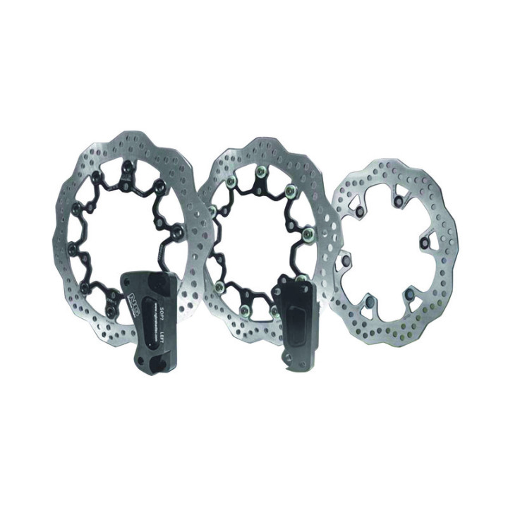 Kit disque de frein Oversize NG BRAKES pétale flottant KITTMAX