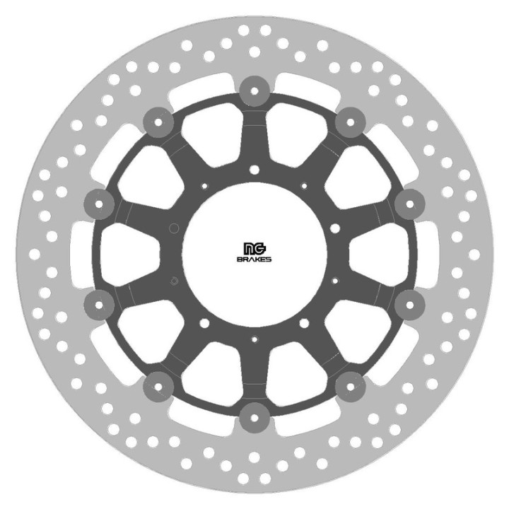 Disque de frein NG BRAKES rond flottant 2169G | Oxmoto