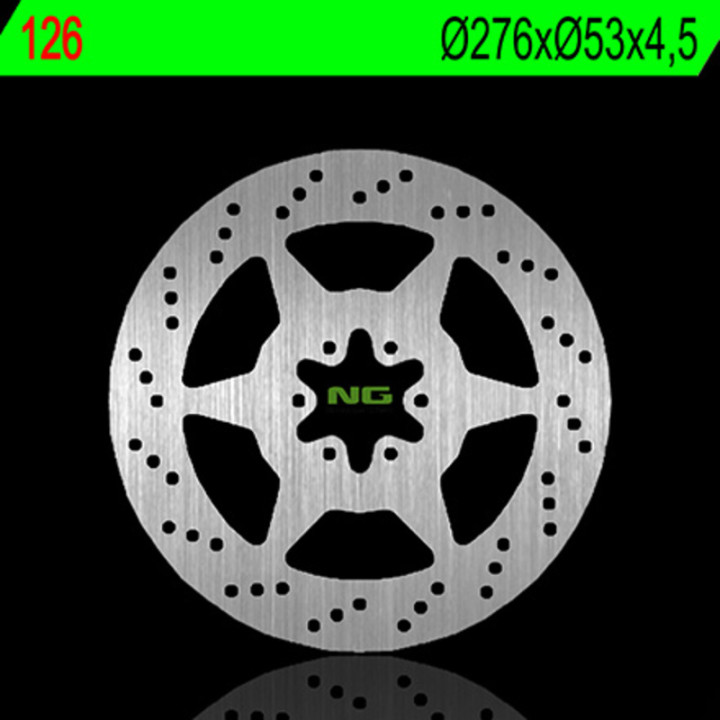 Disque de frein NG BRAKES rond fixe 126 | Oxmoto