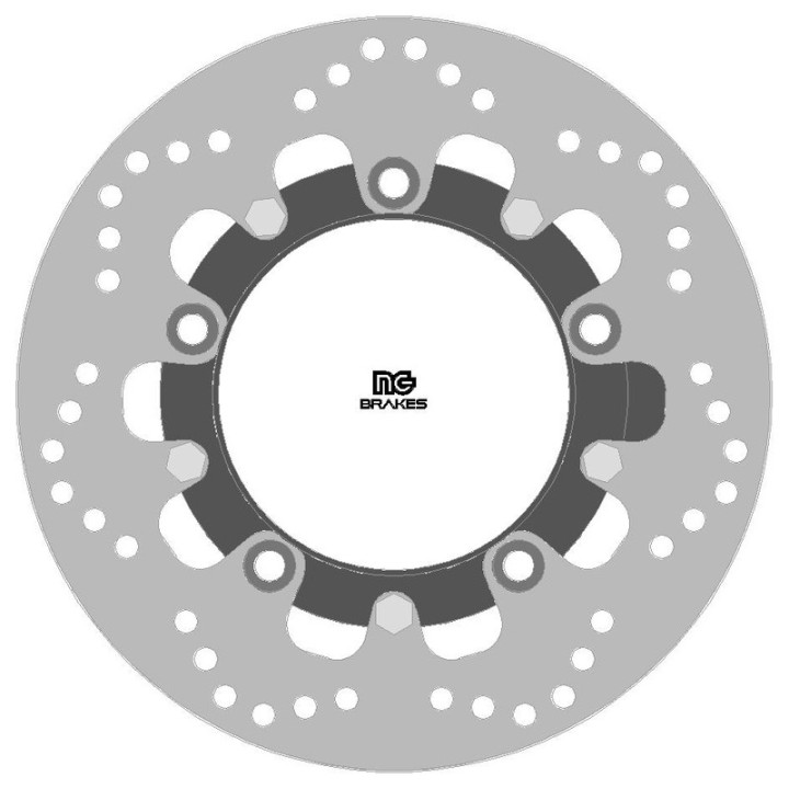 Disque de frein NG BRAKES rond fixe 2181G | Oxmoto