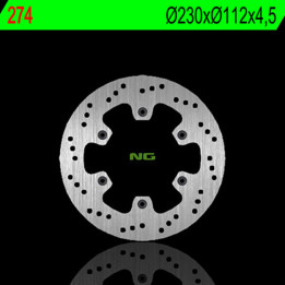 Disque de frein NG BRAKES rond fixe 274 | Oxmoto
