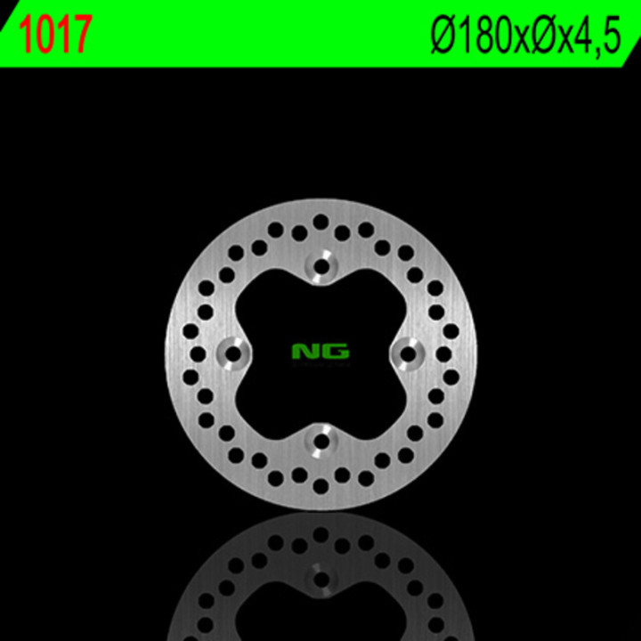 Disque de frein NG BRAKES rond fixe 1017 | Oxmoto