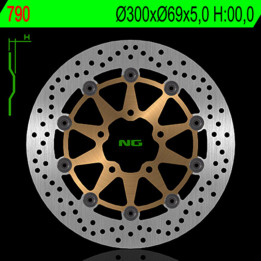 Disque de frein NG BRAKES rond flottant 790 | Oxmoto
