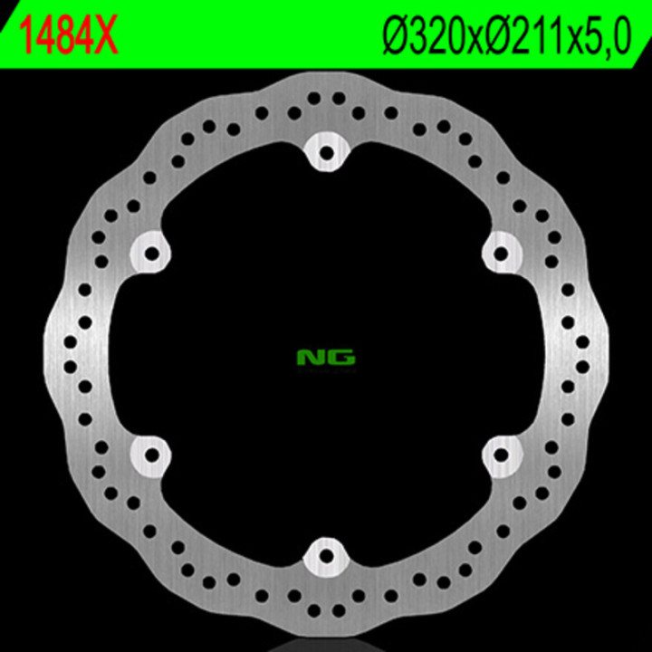 Disque de frein NG BRAKES pétale fixe 1484X | Oxmoto