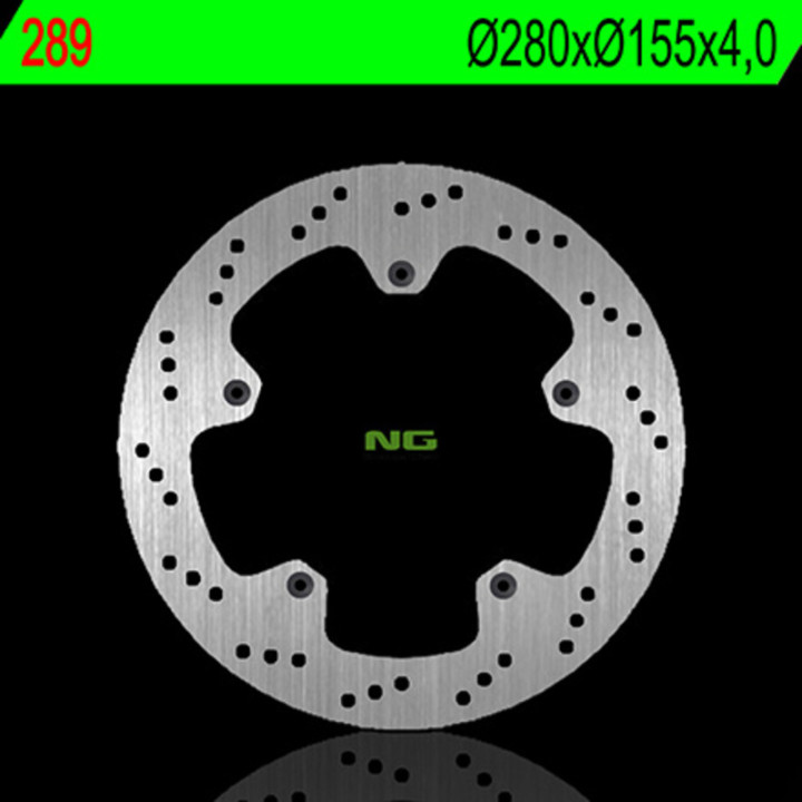 Disque de frein NG BRAKES rond fixe 289 | Oxmoto
