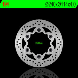 Disque de frein NG BRAKES rond fixe 194 | Oxmoto