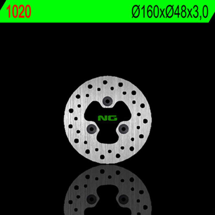 Disque de frein NG BRAKES rond fixe 1020 | Oxmoto