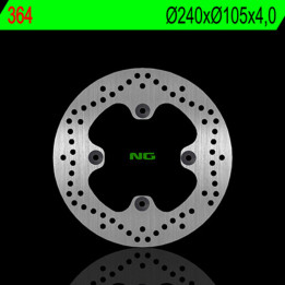 Disque de frein NG BRAKES rond fixe 364 | Oxmoto
