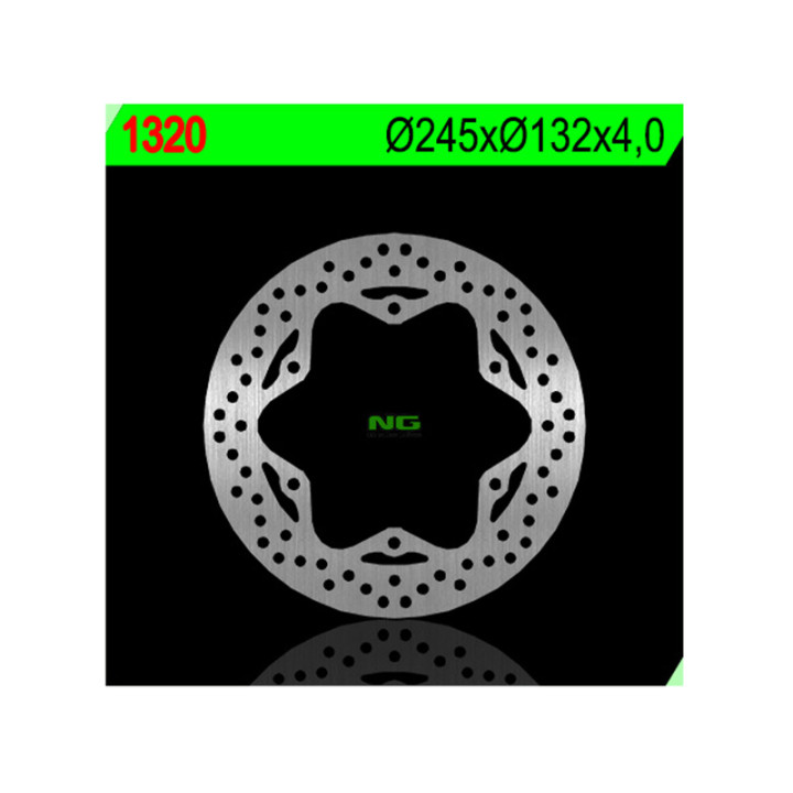 Disque de frein NG BRAKES rond fixe 1320 | Oxmoto