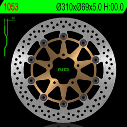 Disque de frein NG BRAKES rond flottant 1053 | Oxmoto