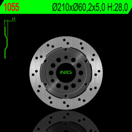 Disque de frein NG BRAKES rond flottant 1055 | Oxmoto