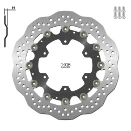Disque de frein NG BRAKES pétale flottant 1137XG | Oxmoto