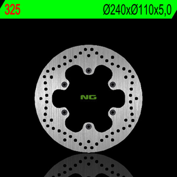 Disque de frein NG BRAKES rond fixe 325 | Oxmoto