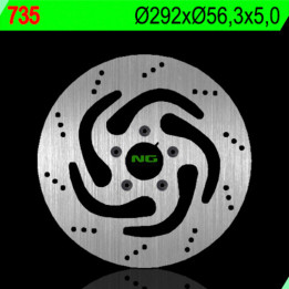 Disque de frein NG BRAKES rond fixe 735 | Oxmoto