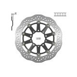Disque de frein NG BRAKES pétale flottant 1701XG | Oxmoto