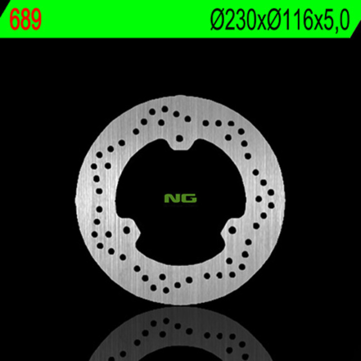Disque de frein NG BRAKES rond fixe 689 | Oxmoto