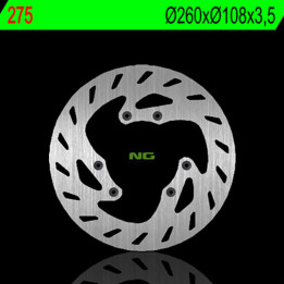 Disque de frein NG BRAKES rond fixe 275 | Oxmoto