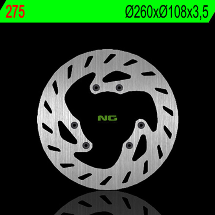 Disque de frein NG BRAKES rond fixe 275 | Oxmoto