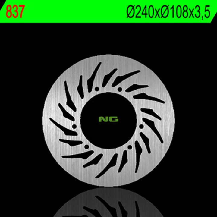 Disque de frein NG BRAKES rond fixe 837 | Oxmoto