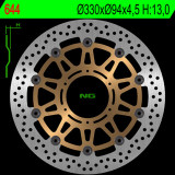 Disque de frein NG BRAKES rond flottant 644 | Oxmoto