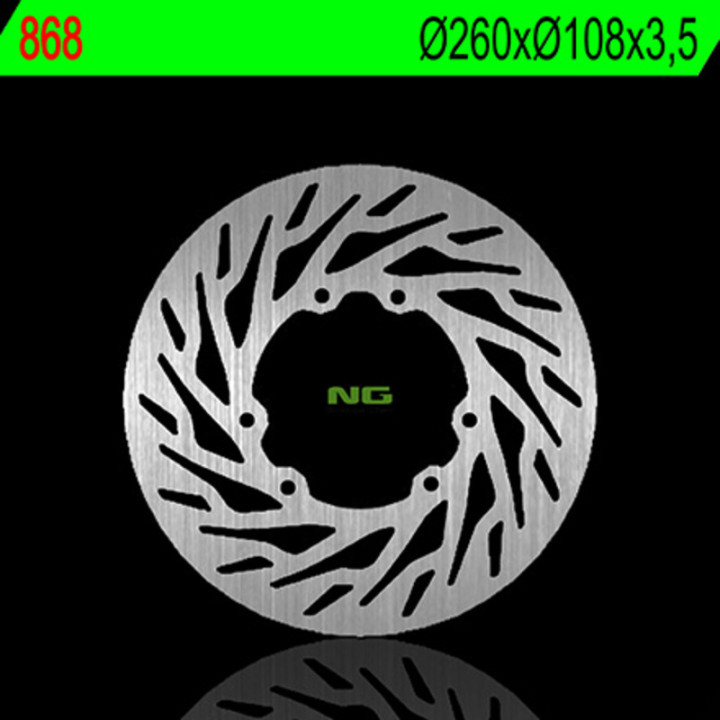 Disque de frein NG BRAKES rond fixe 868 | Oxmoto