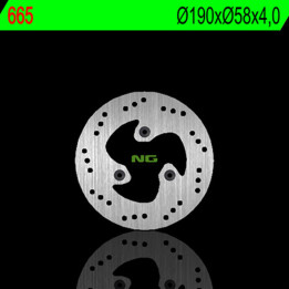 Disque de frein NG BRAKES rond fixe 665 | Oxmoto