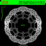 Disque de frein NG BRAKES pétale flottant 1214X | Oxmoto