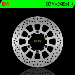 Disque de frein NG BRAKES rond fixe 686 | Oxmoto