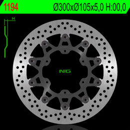Disque de frein NG BRAKES rond flottant 1194 | Oxmoto