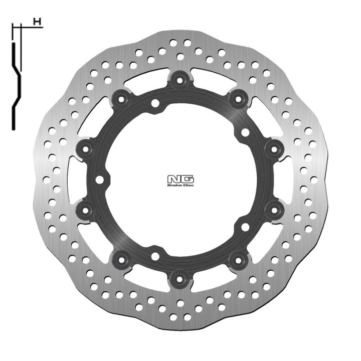 Disque de frein NG BRAKES pétale flottant 1623XG | Oxmoto