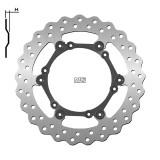 Disque de frein NG BRAKES pétale flottant 1725X | Oxmoto