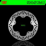 Disque de frein NG BRAKES rond fixe 1367 | Oxmoto